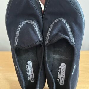 Skechers GOwalk Black Slip-On Shoes
